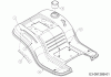 MTD LT 107 EXTB 13HT76KG682 (2019) Ersatzteile Sitzwanne