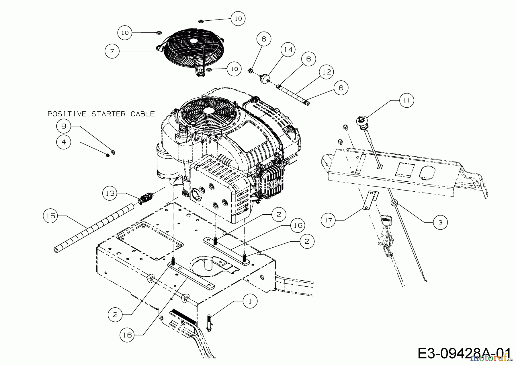  MTD Motormäher mit Antrieb WCM 84 E 12AE76SM678  (2020) Chokezug, Motorzubehör