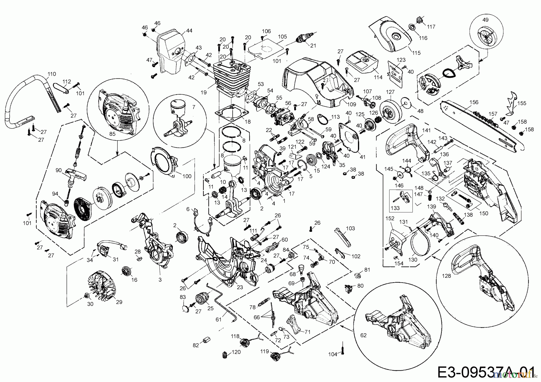 MTD Motorkettensägen GCS 3800/35 41BY0460678 (2020) Grundgerät