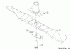 MTD 46 11A-J1SJ600 (2020) Ersatzteile Messer, Messeraufnahme