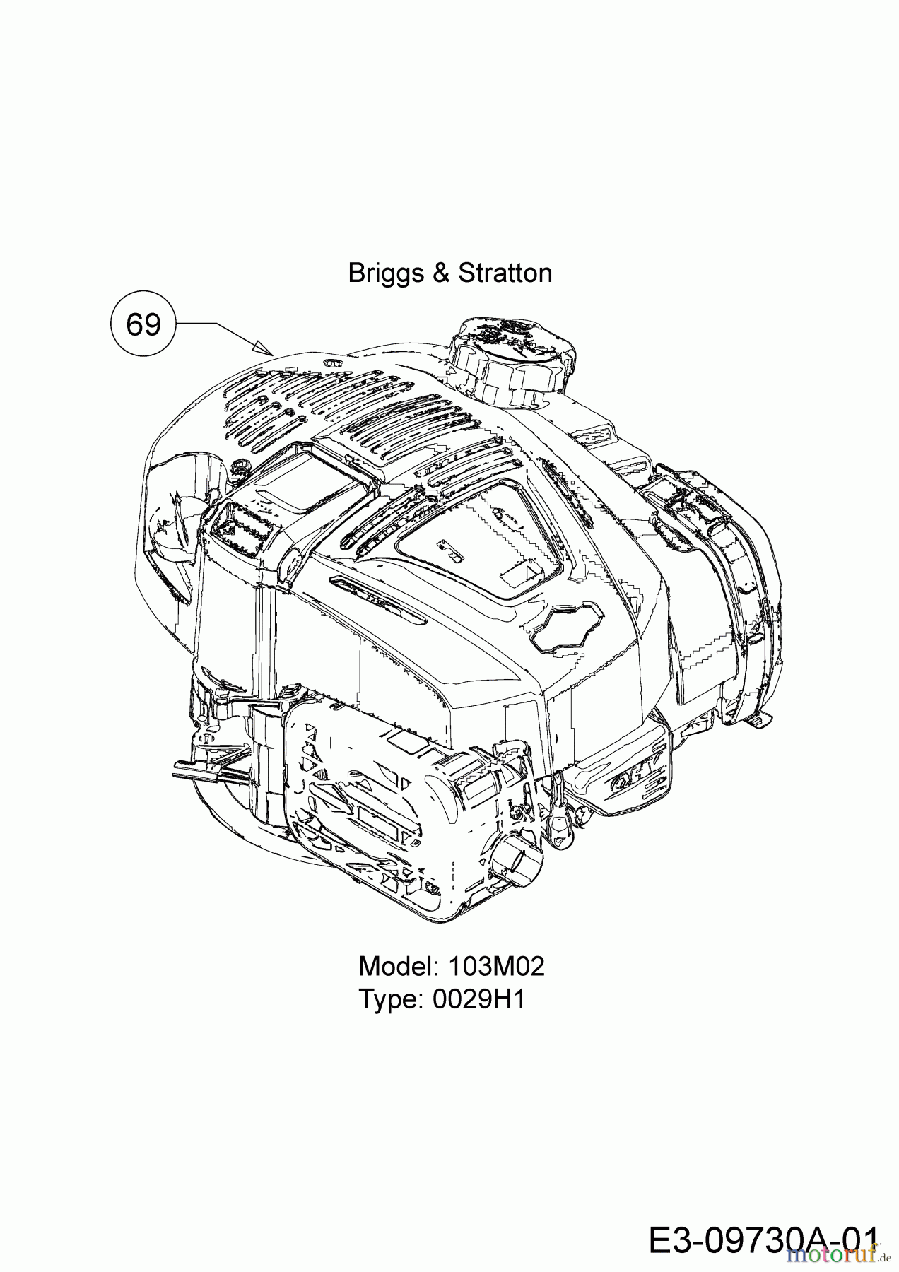  Mr.Gardener Motormäher mit Antrieb HW 53 BA-2 12B-PN7B629  (2020) Motor Briggs & Stratton