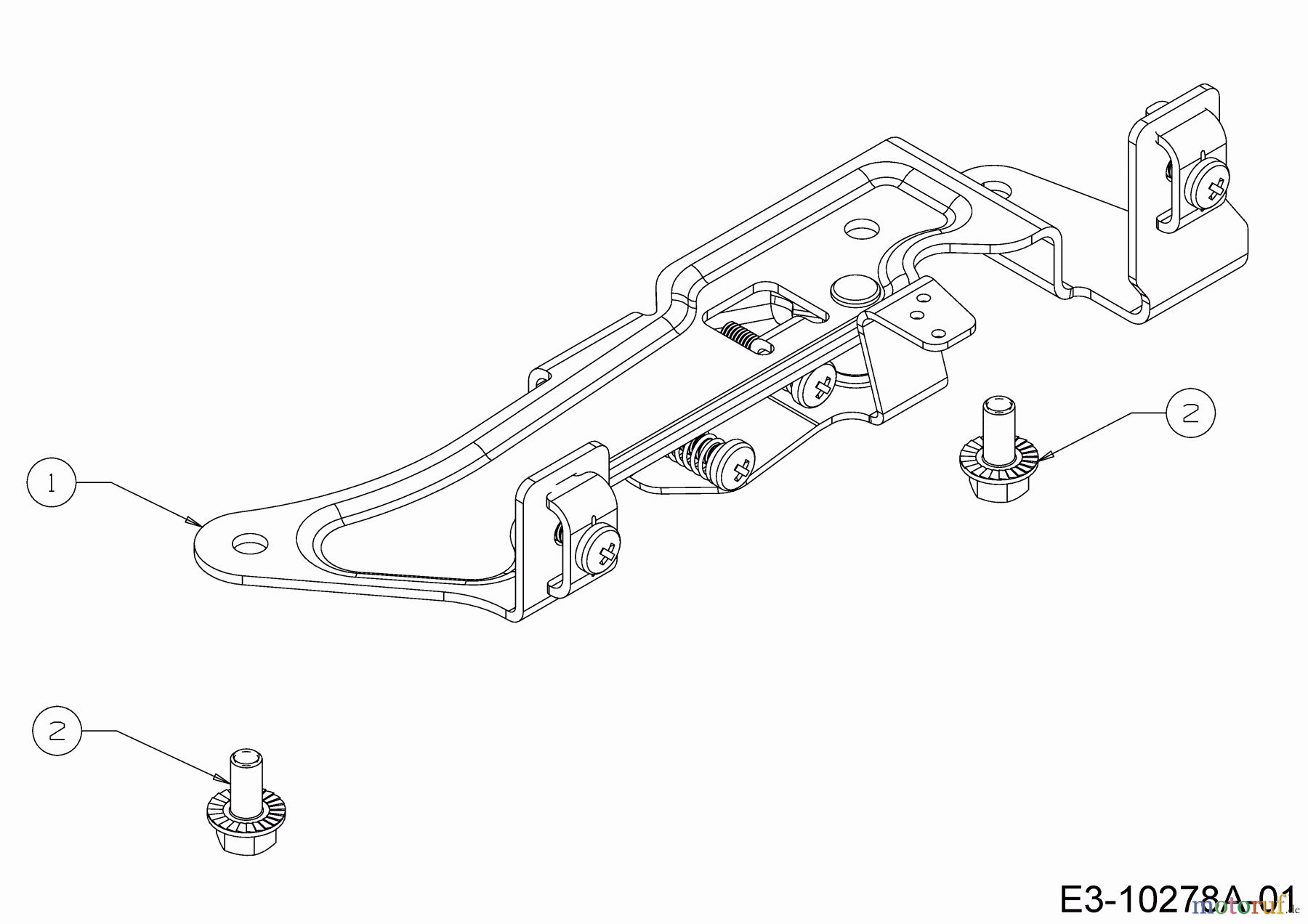 MTD-Motoren Vertikal 9Q78XU 752Z9Q78XU (2019) Steuerkonsole