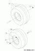 MTD Smart RE 130 HM 13A271KE600 (2020) Ersatzteile Räder hinten