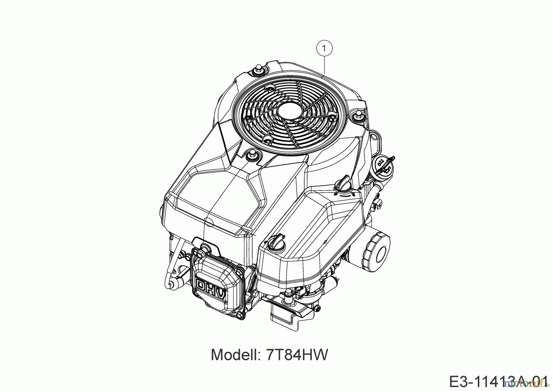 Bestgreen Rasentraktoren BG 96 SBK 13A776SF655 (2020) Motor