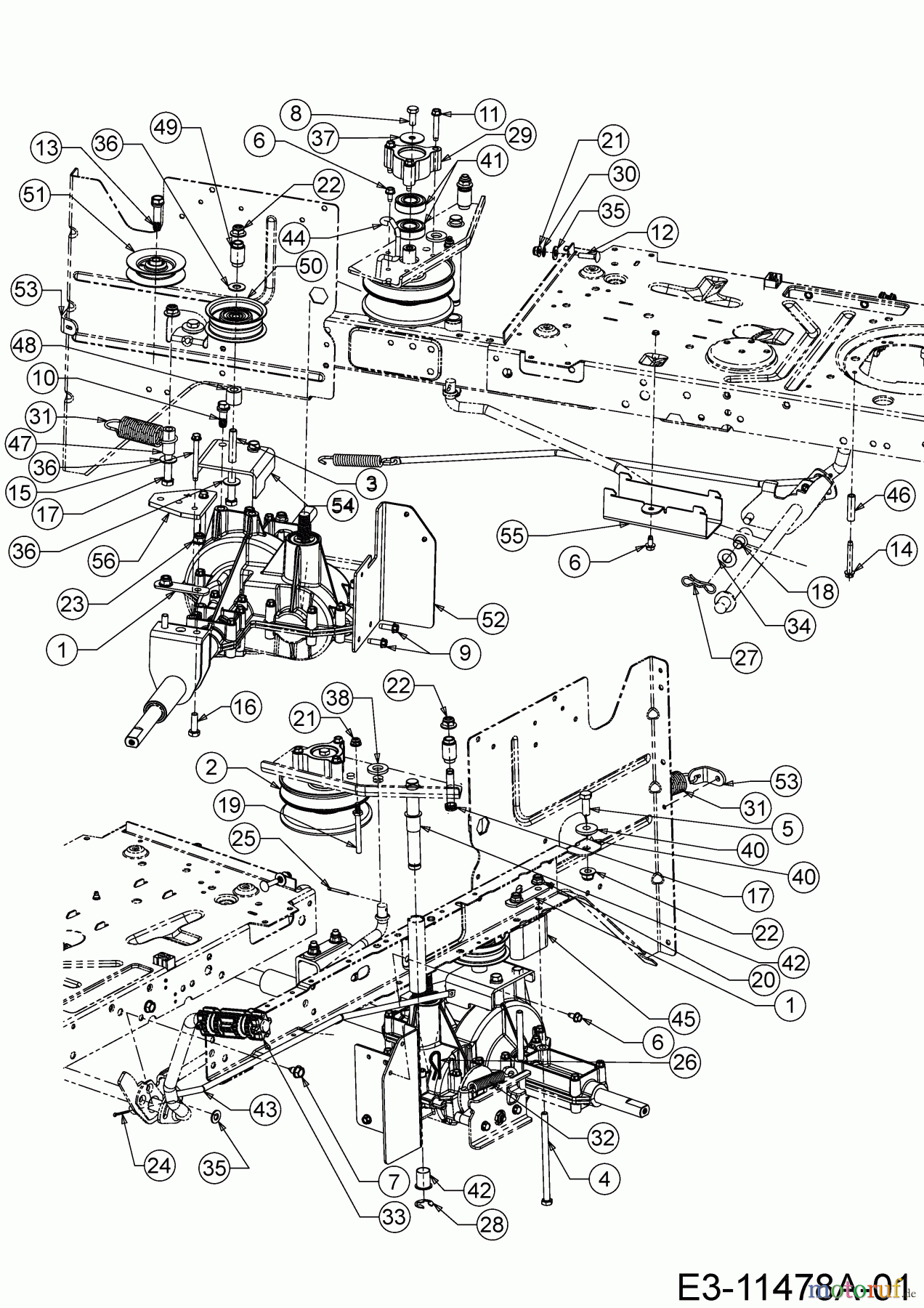 Dormak Rasentraktoren TXT 36 DK 13A776SE699 (2020) Fahrantrieb, Variator