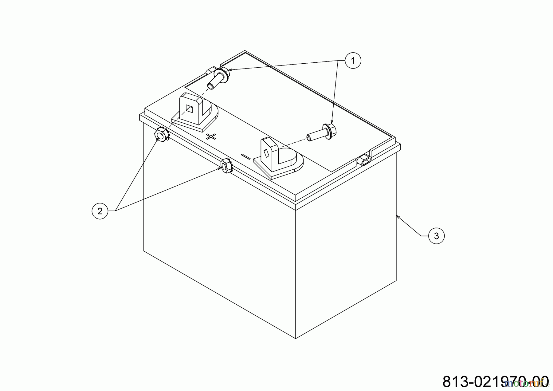 Greenbase Rasentraktoren V 222 I 13BAA1KR618 (2021) Batterie