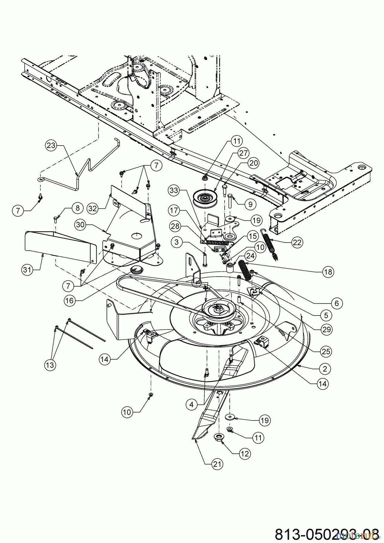 Troy-Bilt Rasentraktoren TB 60T-S SELECT 13AA26JC609 (2024) Mähwerk C (24