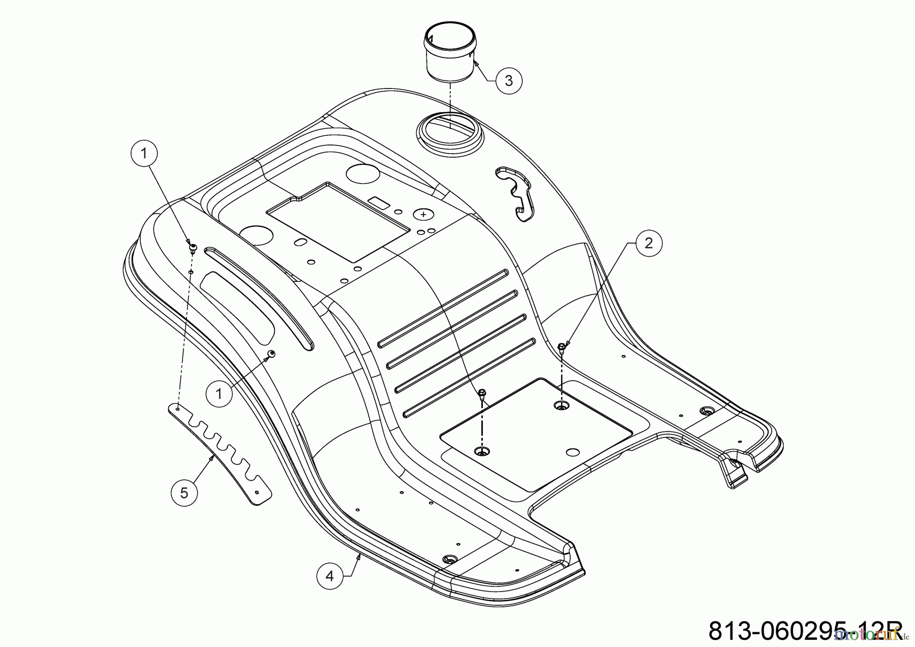 MTD Rasentraktoren Optima LG 200 H 13AJ78SS678 (2023) Sitzwanne