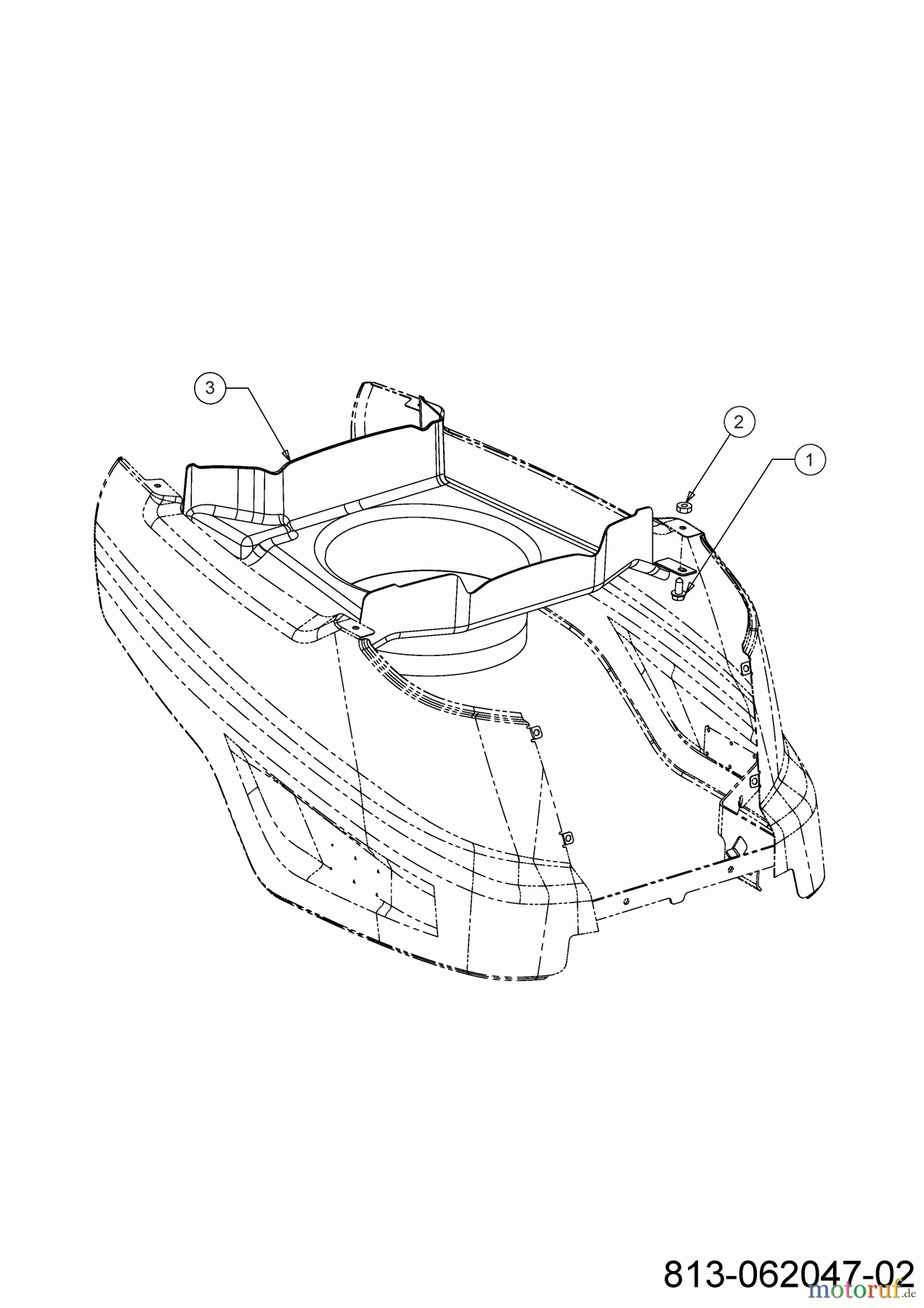 MTD Rasentraktoren Smart RF 125 13B776KF600 (2022) Luftführung
