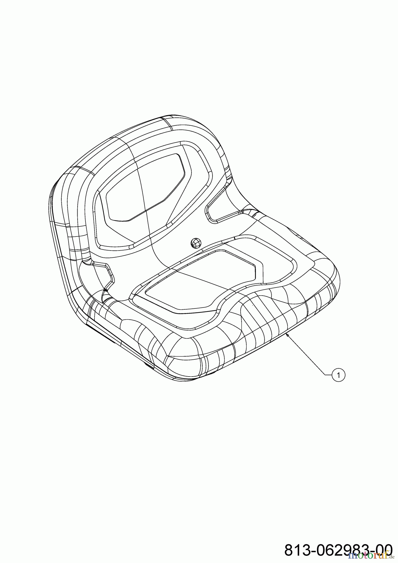 Troy-Bilt Rasentraktoren HORSE 105T-R 13AJ71BN609 (2023) Sitz