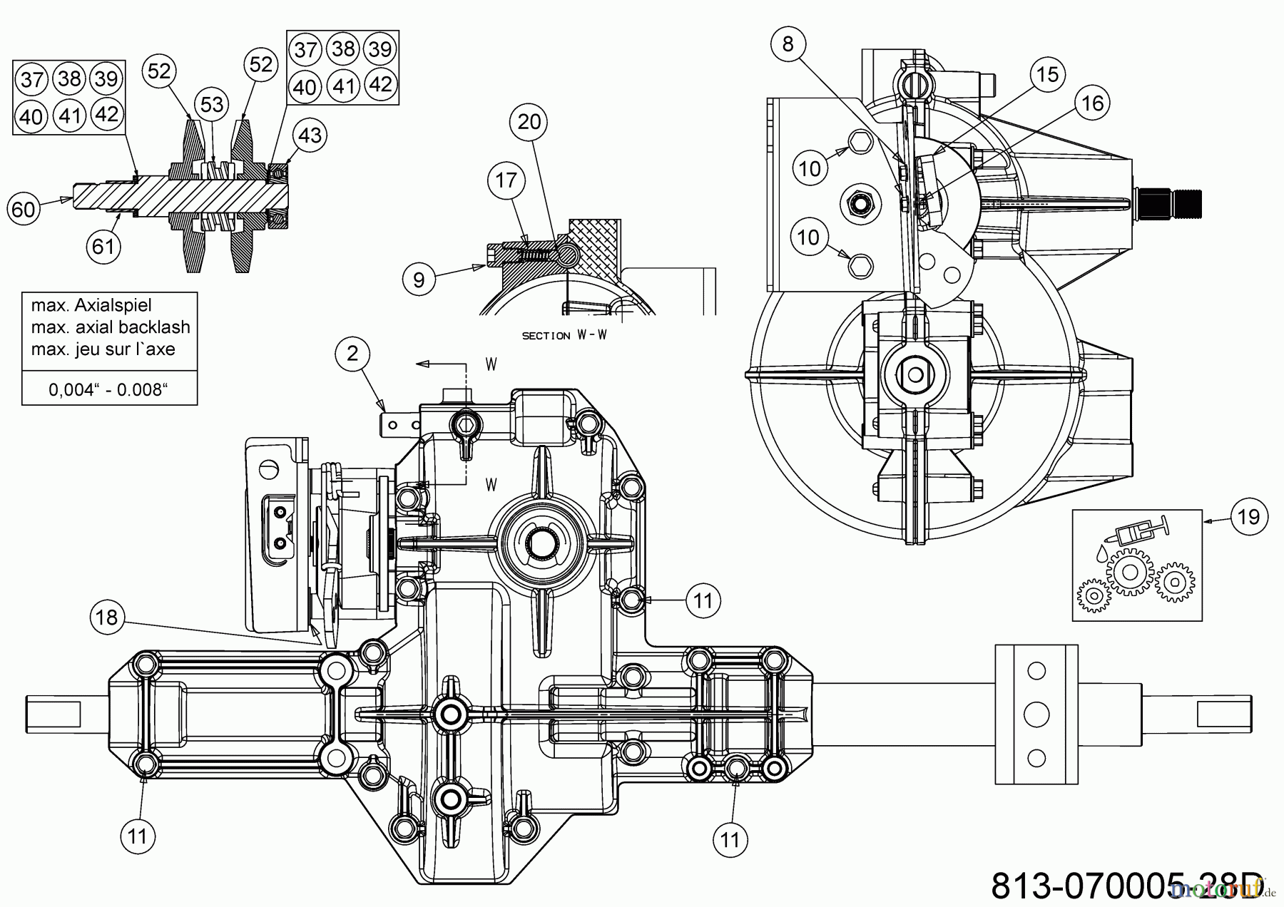 MTD Rasentraktoren MTD 76 13B7765C600 (2022) Getriebe 2