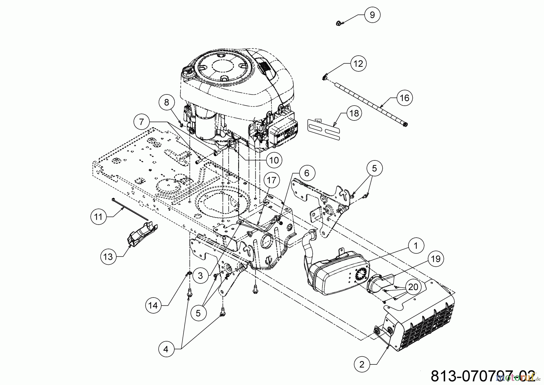 Tigara Rasentraktoren TG 19/107 H 13JJ79KG649 (2021) Motorzubehör