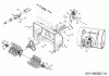 MTD SMART M 61 31A-6BE2678 (2023) Ersatzteile Schaufelrad, Spannrolle, Reinigungswerkzeug