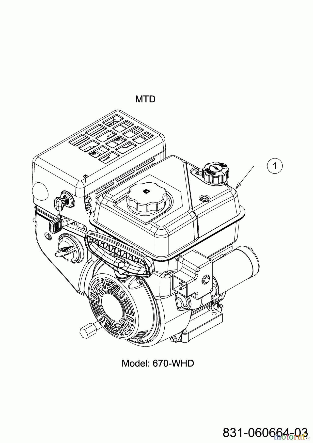 MTD Schneefräsen SMART ME 61 31CW6BF2678 (2022) Motor MTD