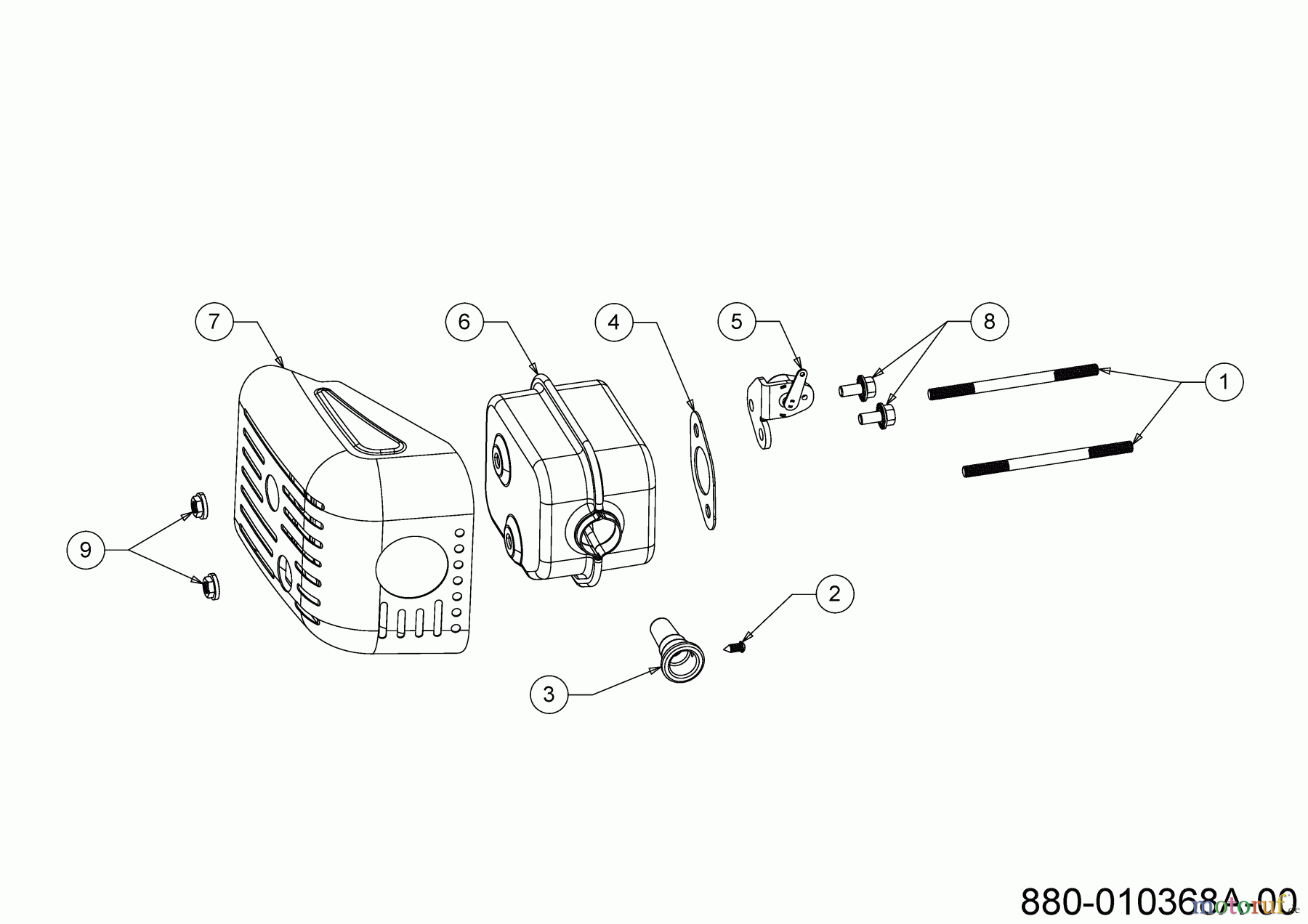 MTD-Motoren Vertikal 6X65RHD 752Z6X65RHD (2023) Auspuff