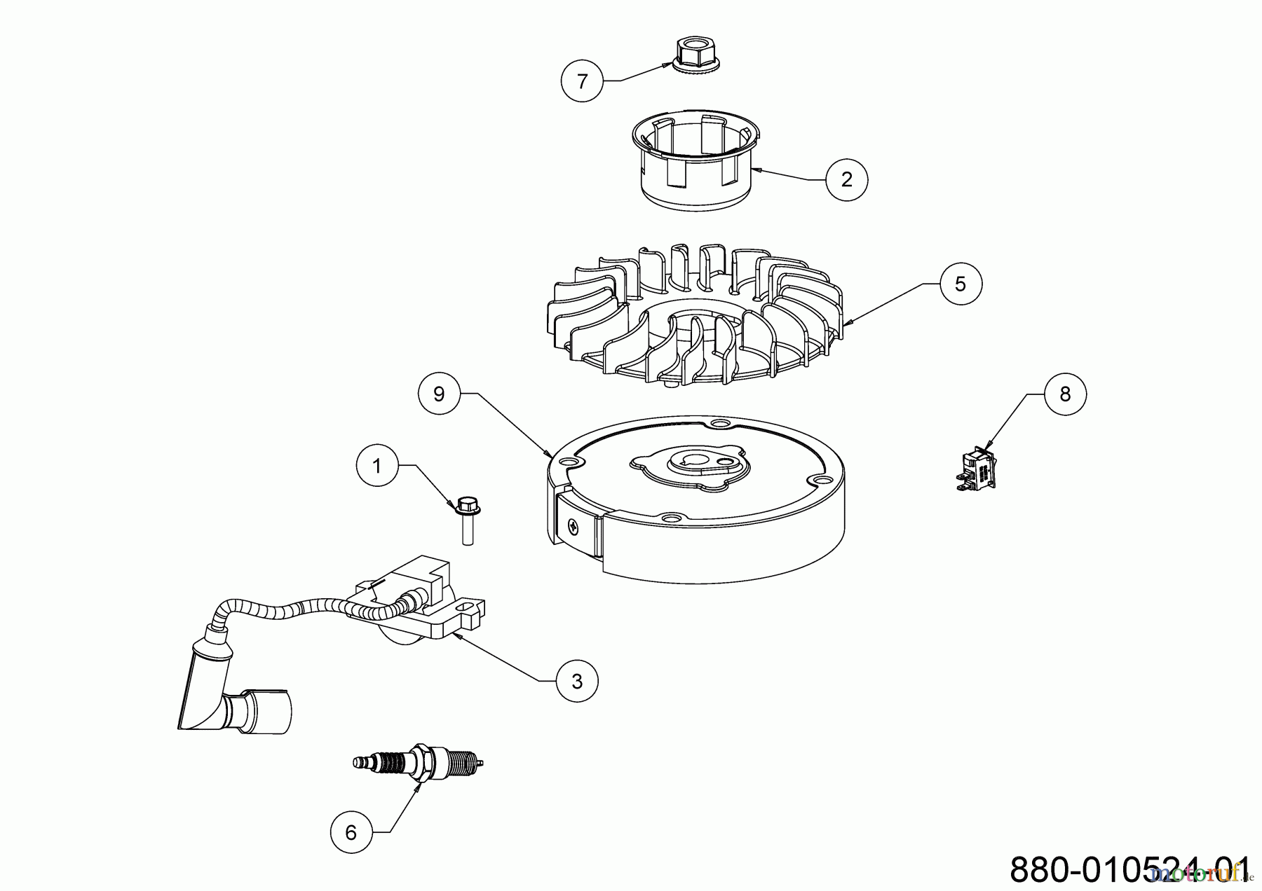  MTD-Motoren Vertikal 1X65CUA 752Z1X65CUA  (2020) Zündung