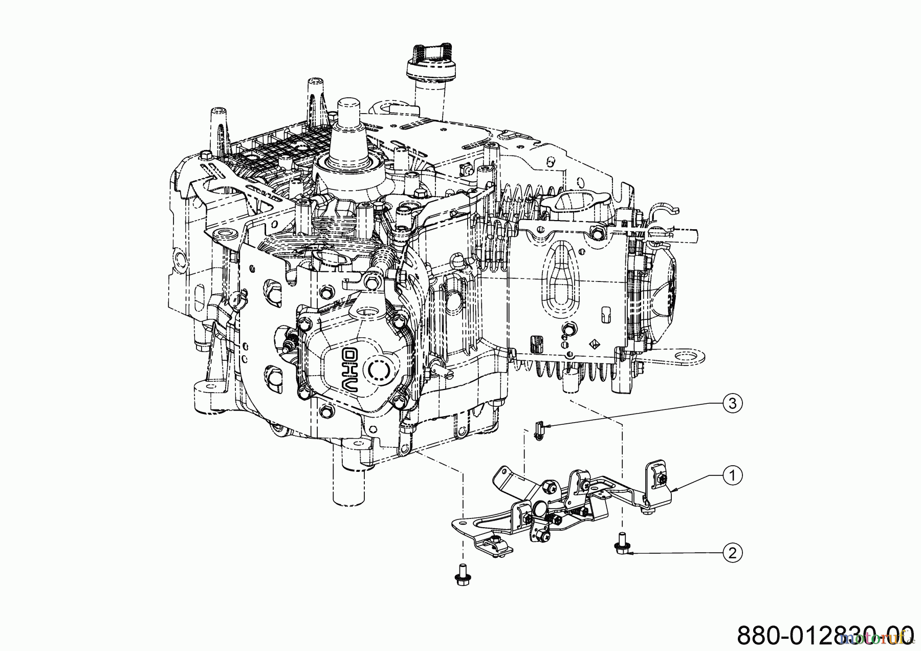MTD-Motoren Vertikal 4Q78HW 752Z4Q78HW (2020) Steuerkonsole