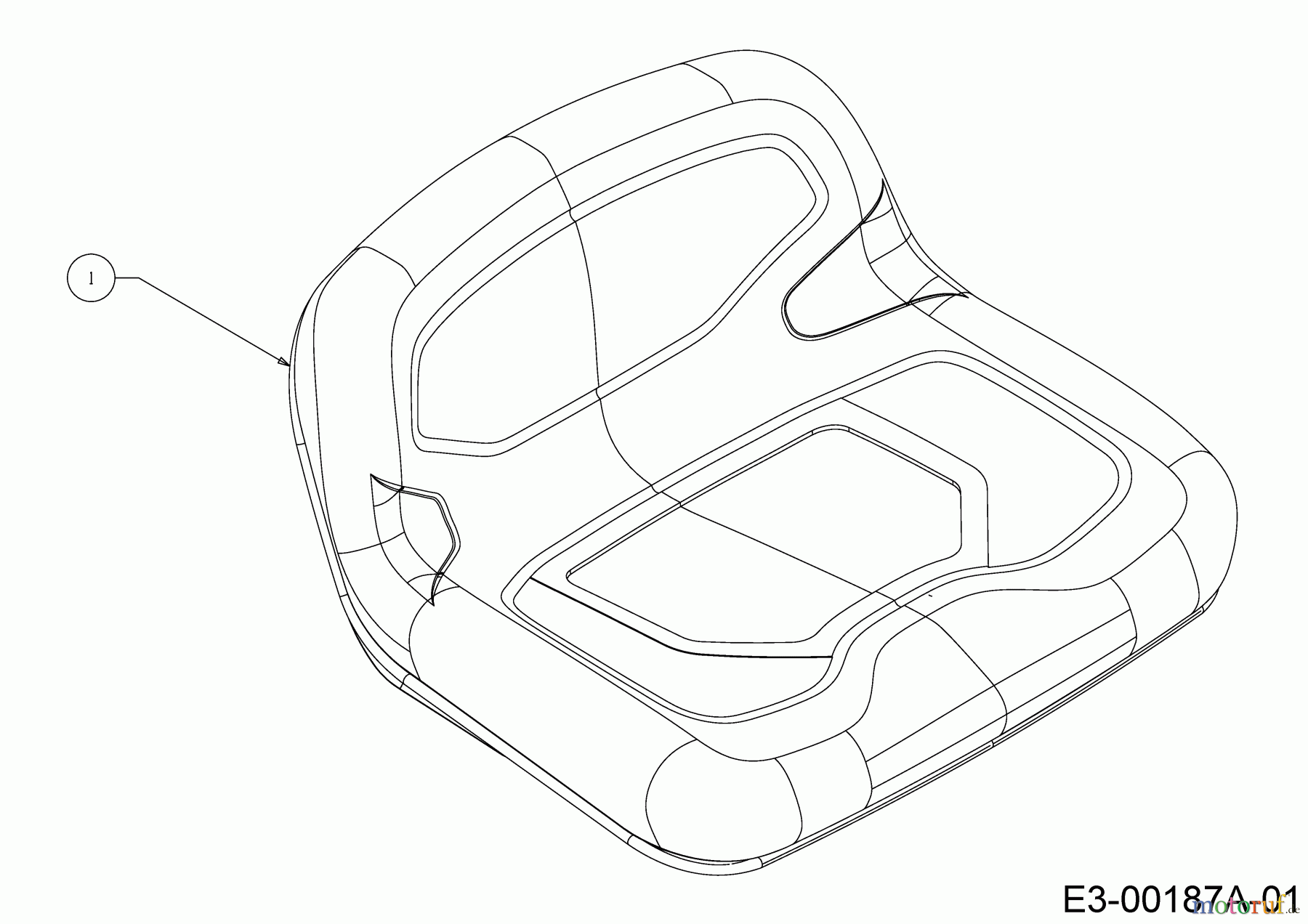 MTD Rasentraktoren Smart RE 125 13A777SE600 (2023) Sitz