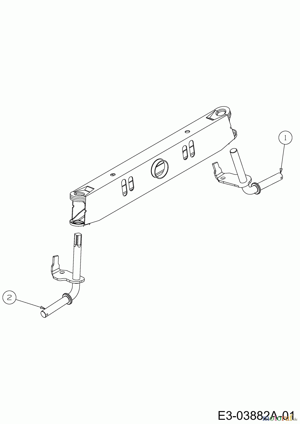  MTD Rasentraktoren MTD 76 13B7765C600 (2022) Achsschenkel