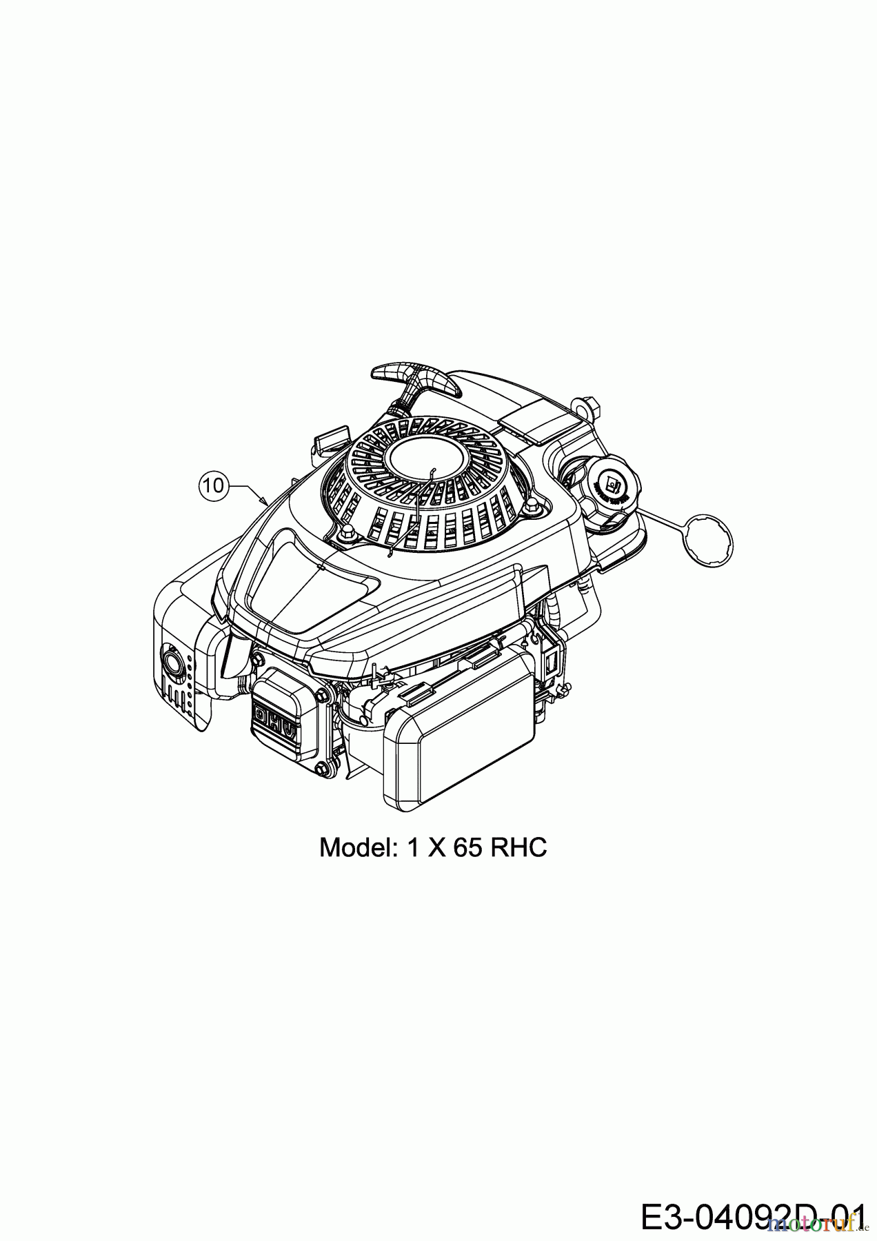  MTD Motormäher mit Antrieb 5350 HW 12C-PD2E600 (2021) Motor