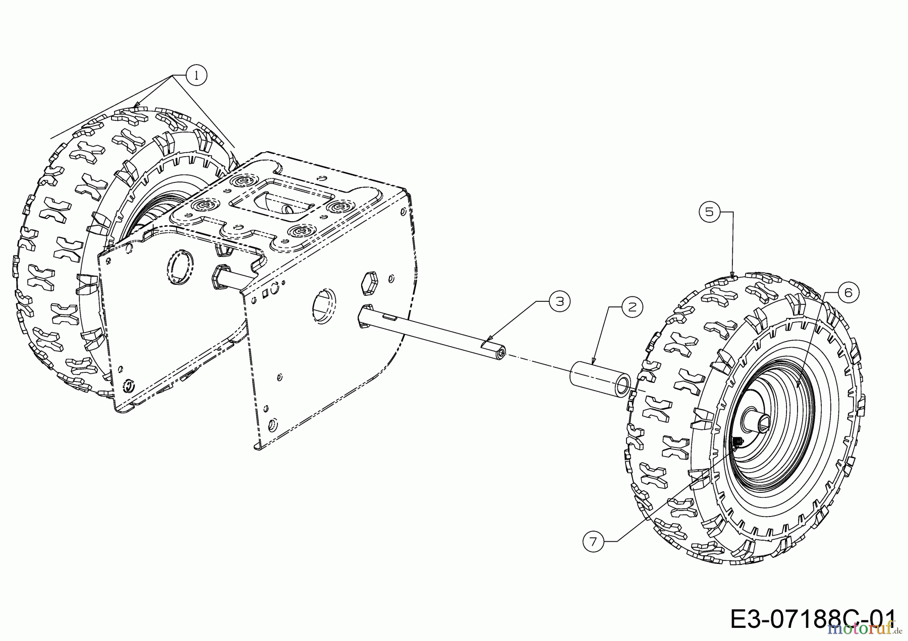 MTD Schneefräsen SMART ME 61 31CW6BF2678 (2022) Räder 15x5x6