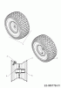 Tigara TG 15 / 96 HEM 13BB79KF649 (2021) Ersatzteile Räder vorne 15x6