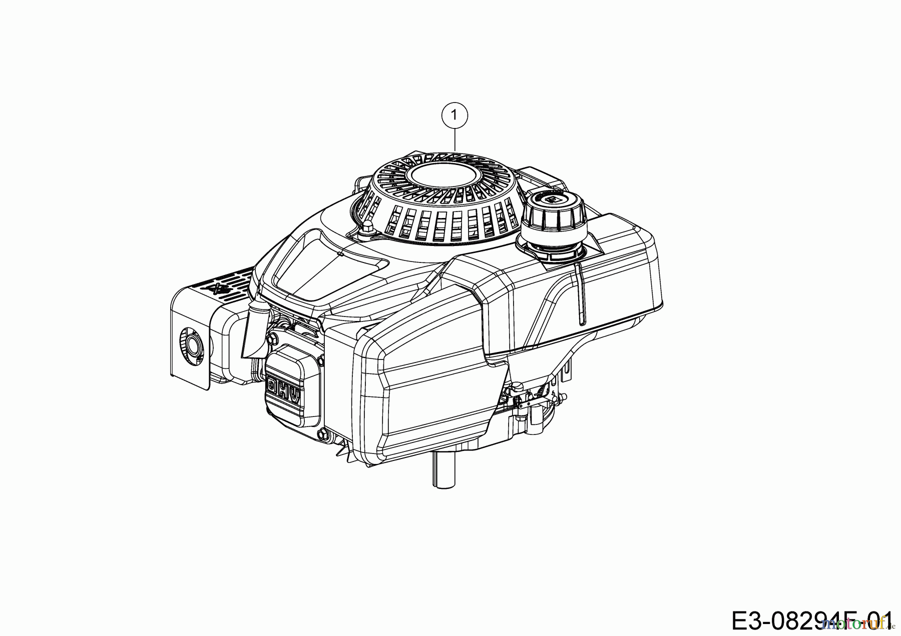MTD Rasentraktoren Minirider 60 RDE 13BA26SC600 (2022) Motor