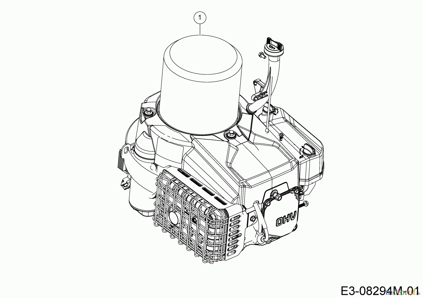 Troy-Bilt Rasentraktoren TB 76T-R 13A726SD609 (2024) Motor