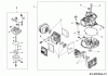 MTD-Motoren 6X65RHC 752Z6X65RHC (2020) Ersatzteile Dichtsatz Motor, Reparatursatz Vergaser
