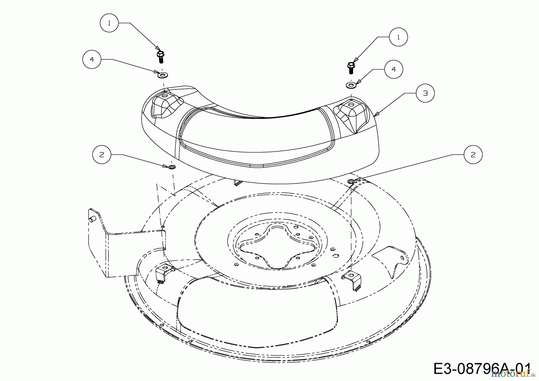 MTD Zubehör Zubehör Garten- und Rasentraktoren Mulch Kits für Aufsitzmäher mit 24