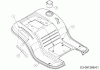 MTD LT 96 EXT 13BB76KF682 (2021) Ersatzteile Sitzwanne