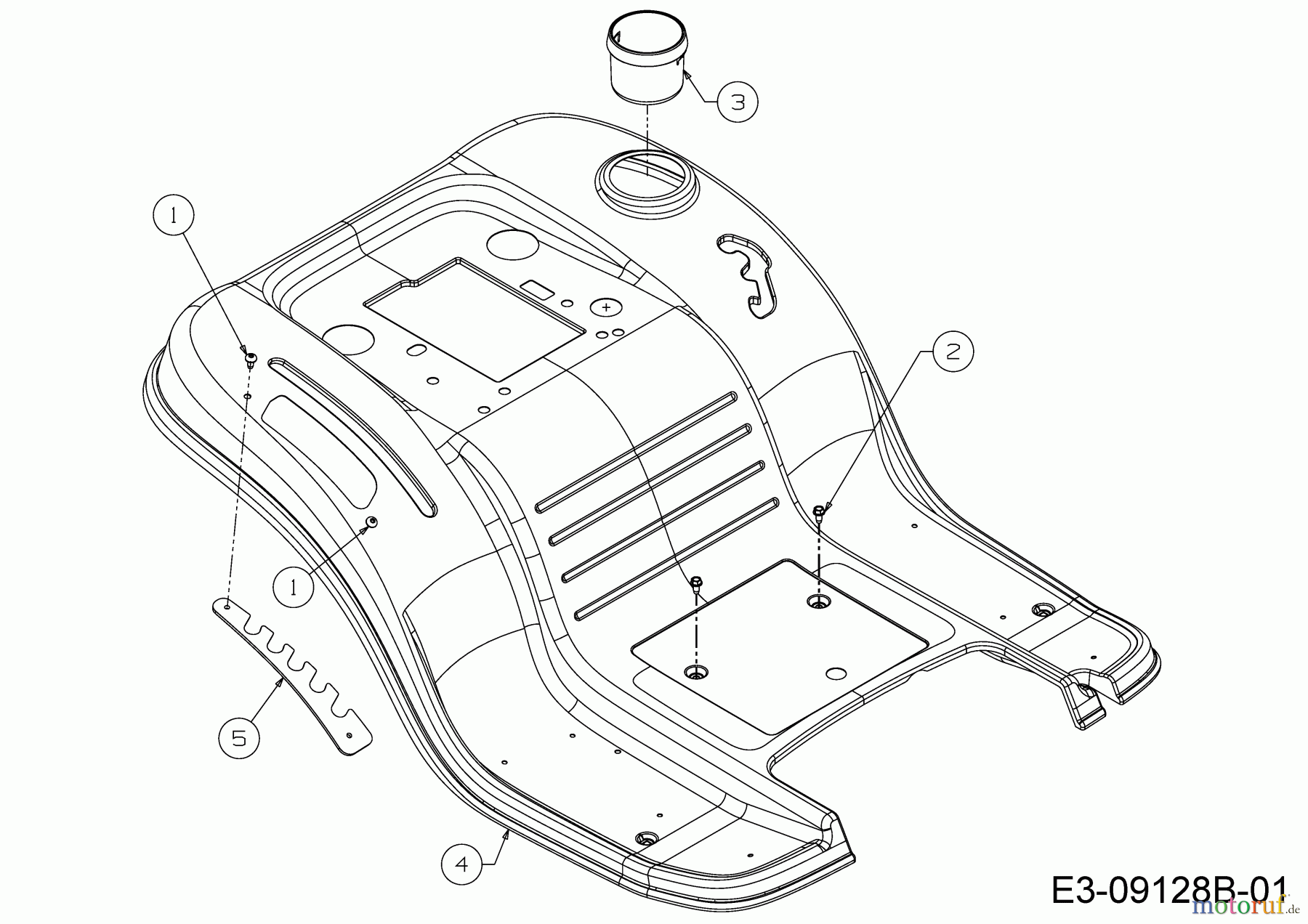 MTD Rasentraktoren LT 96 EXT 13BB76KF682 (2021) Sitzwanne