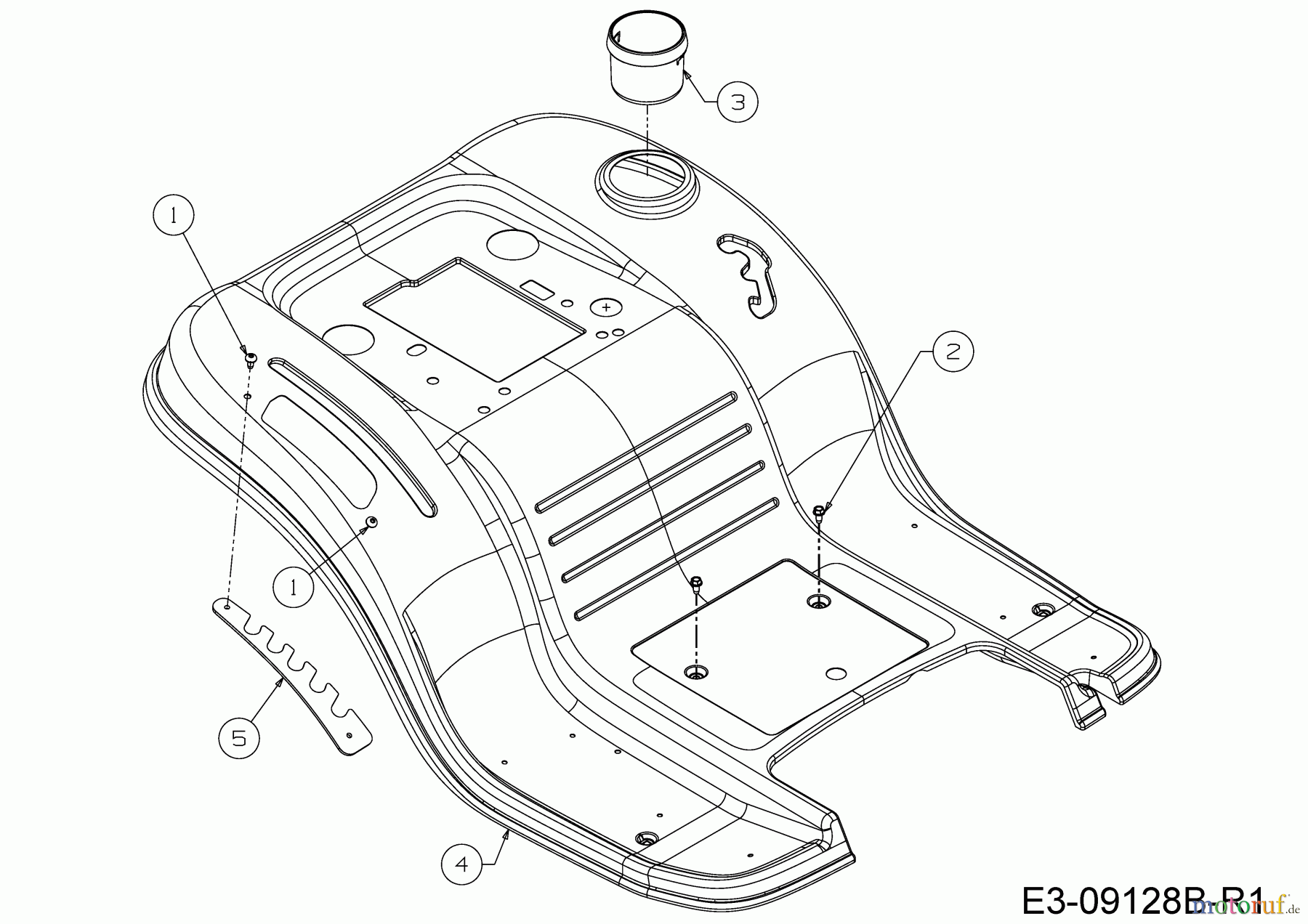  MTD Rasentraktoren Smart RF 125 13B776KF600 (2022) Sitzwanne