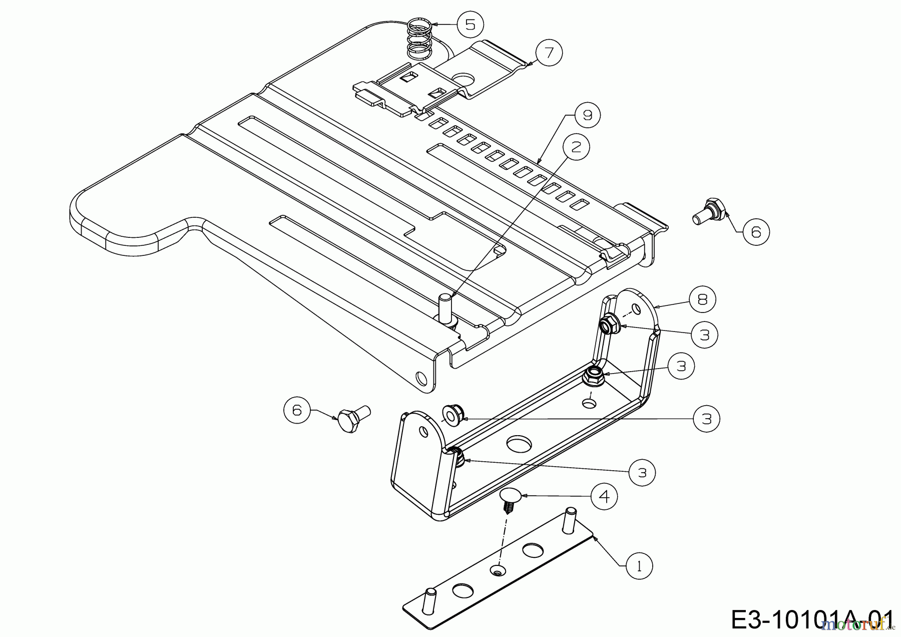 Greenbase Rasentraktoren V 182 I 13BTA1KB618 (2021) Sitzträger
