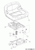 Troy-Bilt TB 60T-S SELECT 13AA26JC609 (2024) Ersatzteile Sitz, Sitzträger