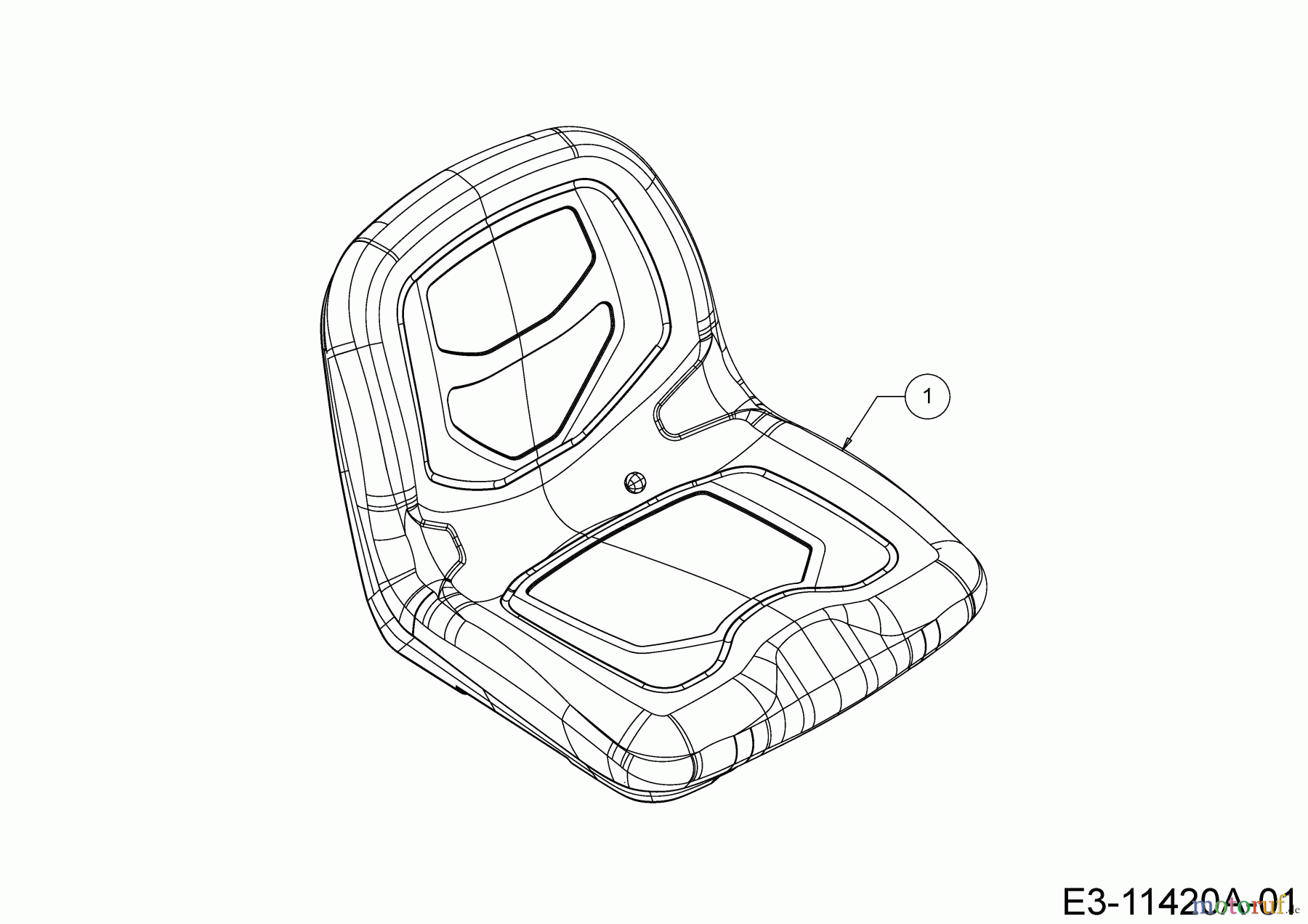 Greenbase Rasentraktoren V 182 I 13BTA1KB618 (2021) Sitz