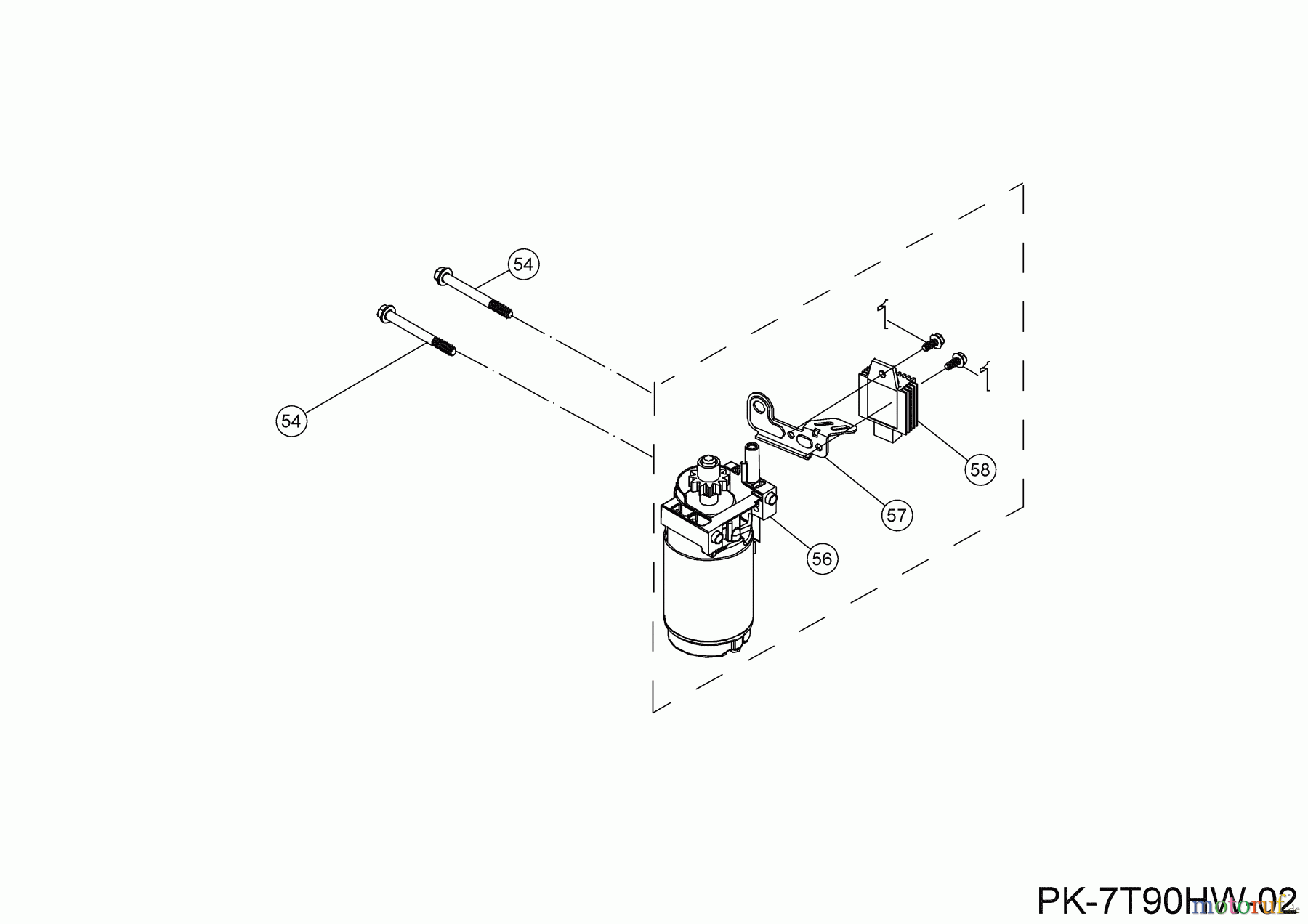 MTD-Motoren Vertikal 7T90HW 752Z7T90HW (2020) Elektro-Starter