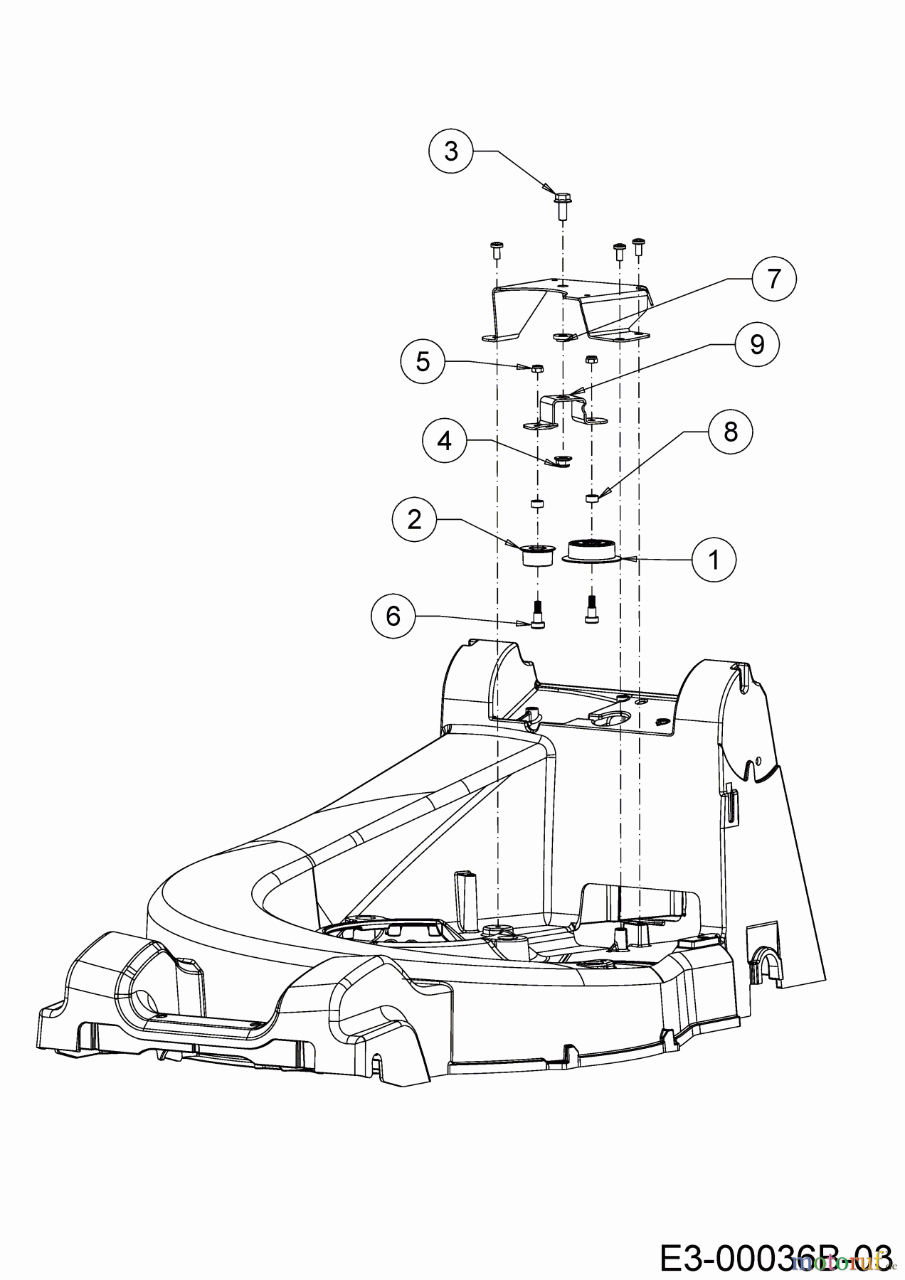 Cub Cadet Motormäher mit Antrieb XM3 ER53 12AQZBK2603 (2019) Variator
