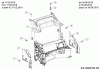 Cub Cadet LM2 DR53 12D-PRKC603 (2019) Ersatzteile Abdeckung hinten, Holmbraketten (3)