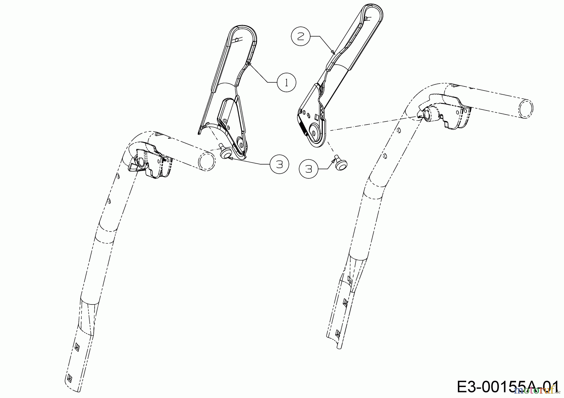 Cub Cadet Schneefräsen XS3 71 SWE 31AY5EVY603 (2020) Betätigungshebel