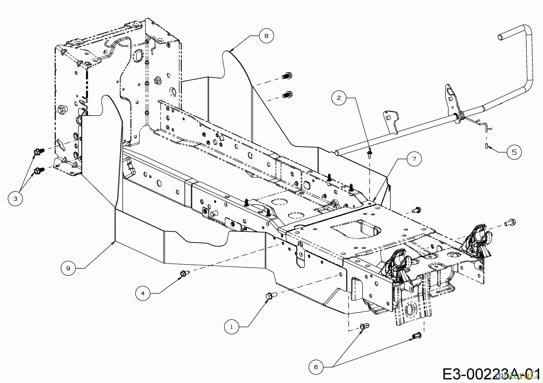  Cub Cadet Rasentraktoren XT1 OS107 13A8A1CS603  (2020) Keilriemenschutz