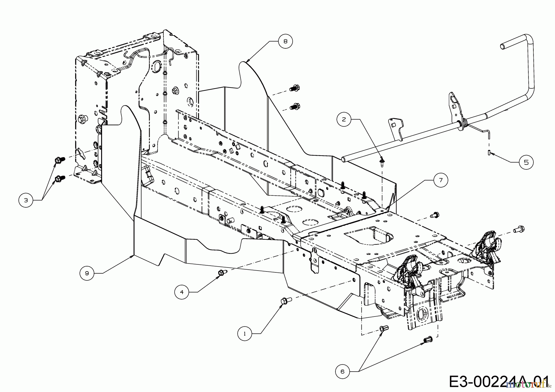 Cub Cadet Rasentraktoren XT1 OS96 13A8A1CF603  (2020) Keilriemenschutz