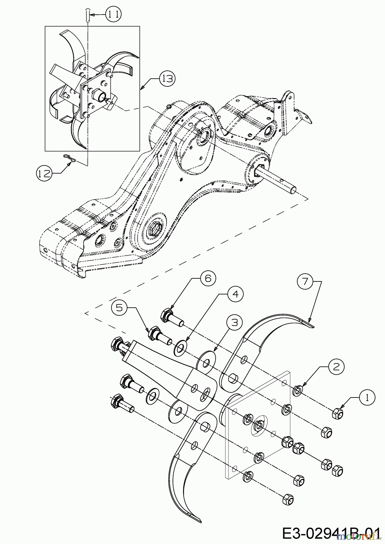 Cub Cadet Motorhacken RT 65 21AB45M8603 (2019) Hacksterne