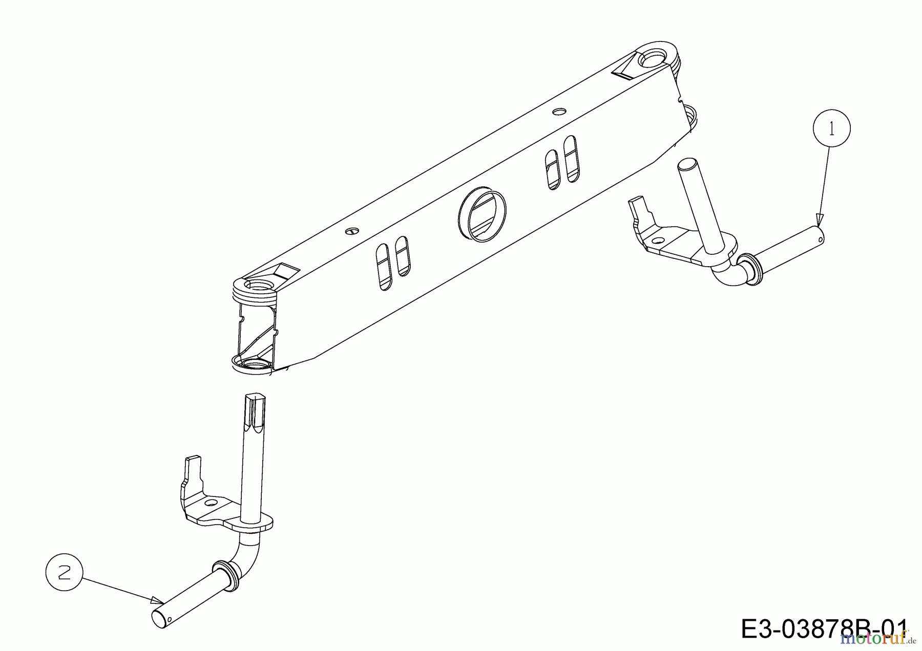 Cub Cadet Rasentraktoren LT1 NS96 13I276DF603 (2020) Achsschenkel