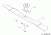 Cub Cadet LM3 ER53 12AQC6J4603  (2020) Ersatzteile Messer, Messeraufnahme