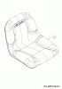 Cub Cadet XT1 OR106 BS 13ALA1CR603 (2020) Ersatzteile Sitz