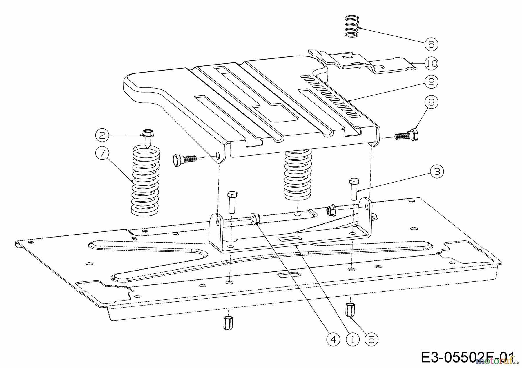 Cub Cadet Zero Turn XZ1 107 17DMCACS603 (2020) Sitzträger