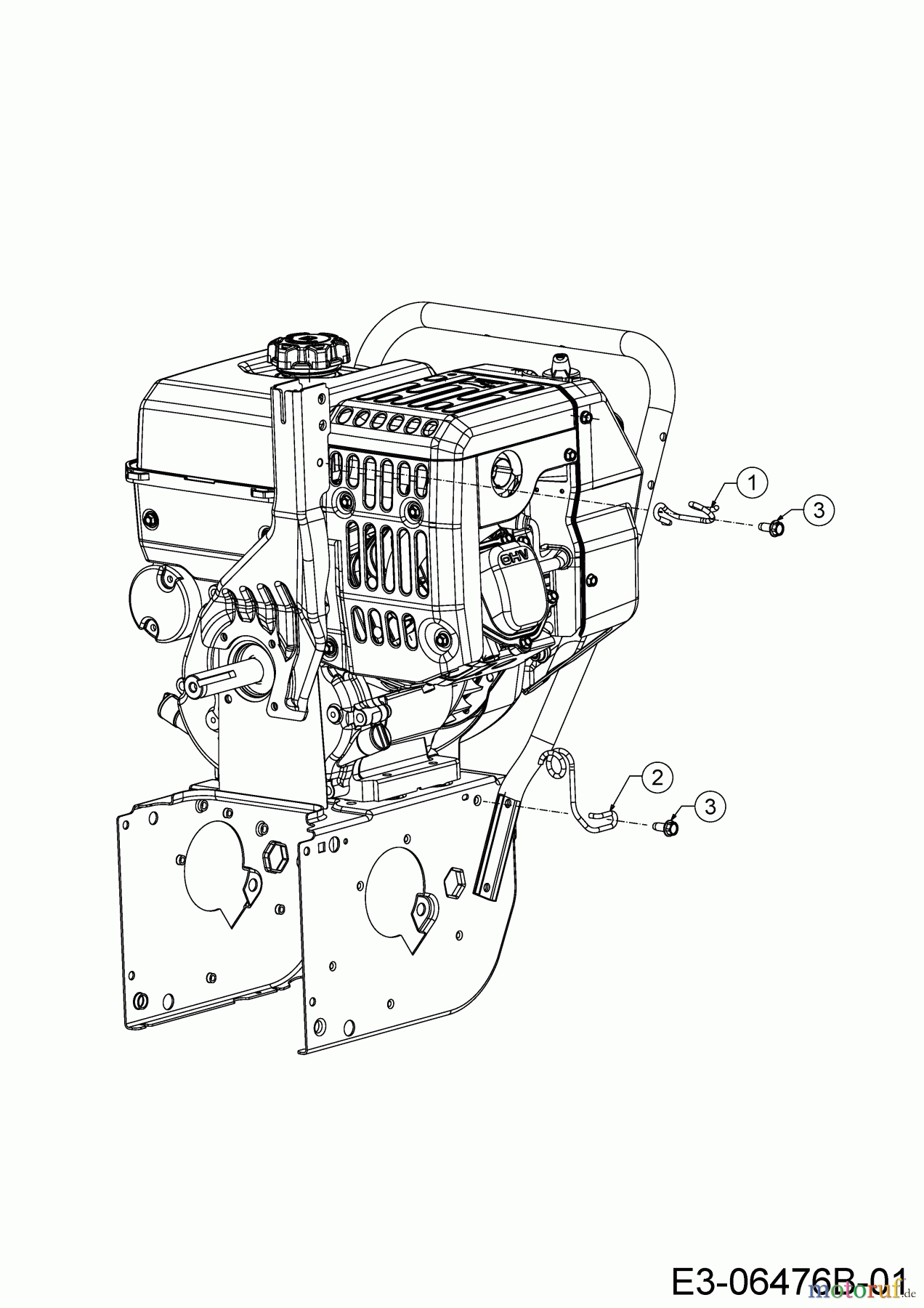 Cub Cadet Schneefräsen XS3 66 SWE 31AY5EVX603 (2021) Kabelführung