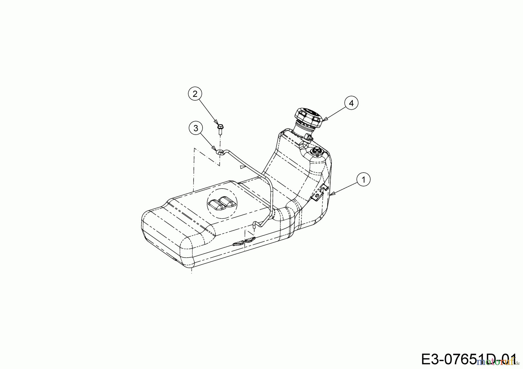Cub Cadet Zero Turn XZ5 L137 17AIEACI603 (2020) Tank