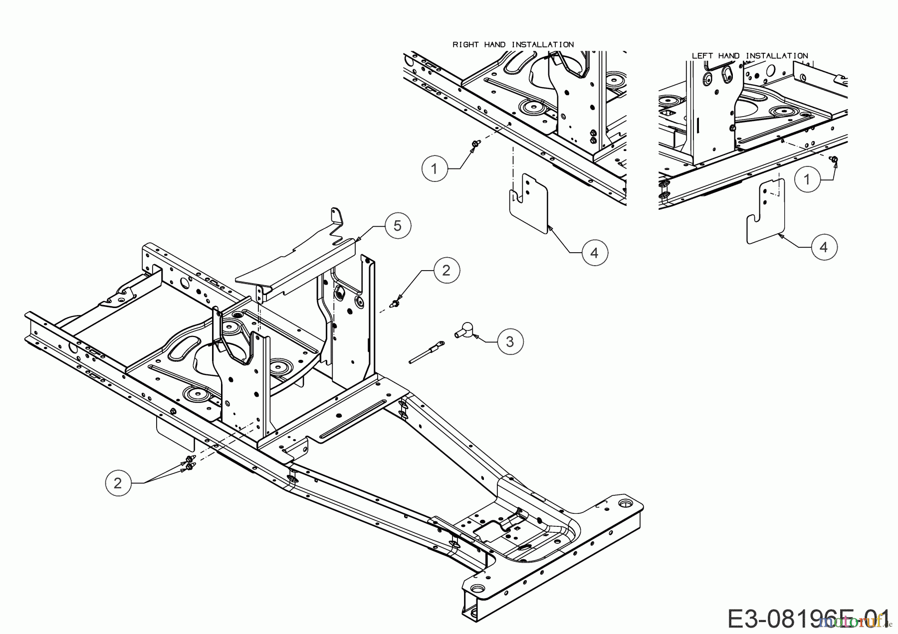 Cub Cadet Rasentraktoren LR2 FR60 13B521SC603 (2020) Abdeckung